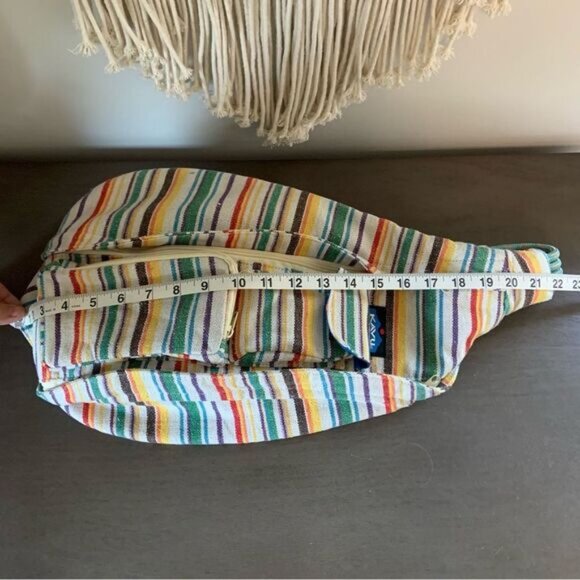 KAVU Interwoven Prism Stripe Rope Sling Bag - Picture 15 of 16